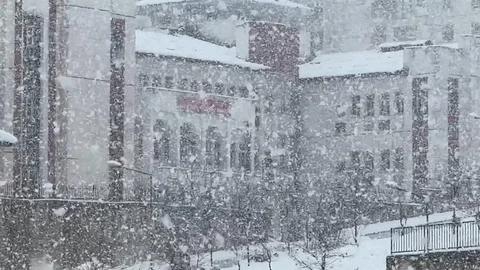 Hakkari'de Eğitime Kar Engeli