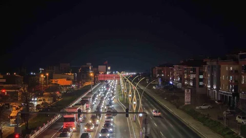 Polatlı'da Bayram Dönüşü Trafik Yoğunluğu