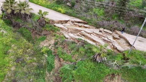 Adana'da Yağmur Heyelana Neden Oldu