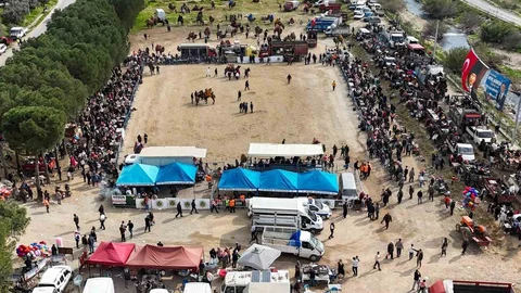 Köşk'te Deve Güreşi Festivali Tamamlandı