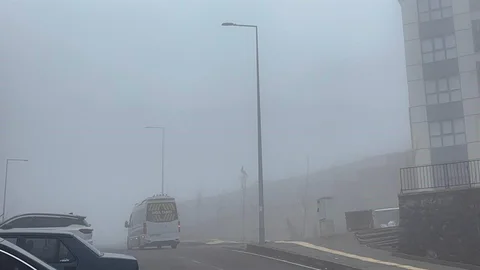Gaziantep'te Yoğun Sis Etkisi