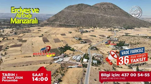 Talas’ta Villa Parseli Satışı Yaklaşıyor