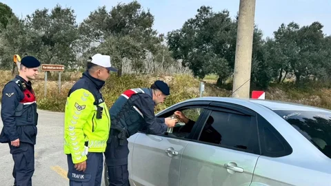 Germencik’te Jandarma Bayramda Görevdeydi