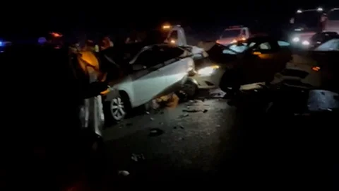 Bayram Dönüşünde Zincirleme Kaza