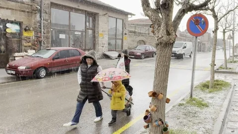 Aksaray Güzelyurt'ta Şiddetli Yağışlar Devam Ediyor
