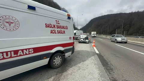 Bolu Dağı'nda Trafik Kazası