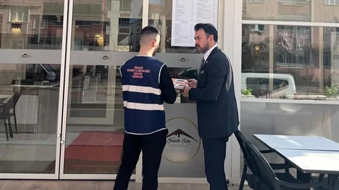 Kırşehir'de Etiket Cezası Uygulandı