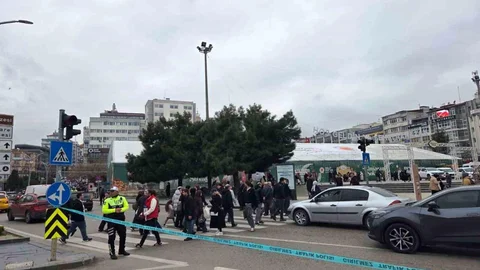 Samsun'da Trafik Yoğunluğu Yaşandı