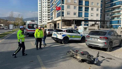 Söke'de Motosiklet Kazası