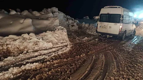 Siirt’te Yoğun Kar ve Heyelan Etkili Oldu