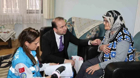 Aydın'da Yaşlılara Destek Ziyaretleri