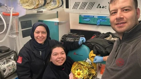 Çanakkale'de Ambulans Doğumu