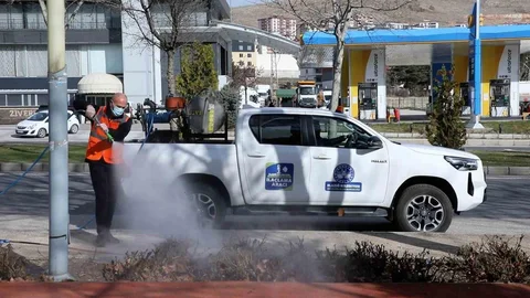 Elazığ'da İlaçlama Çalışmaları Başladı