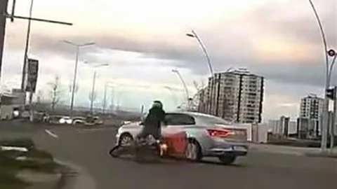 Diyarbakır'da Motosiklet Kazası