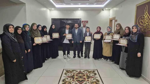 Sivas’ta Öğrencilere Hafızlık Belgeleri Verildi