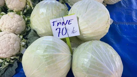 Bursa'da Beyaz Lahana Fiyatları Dikkat Çekiyor