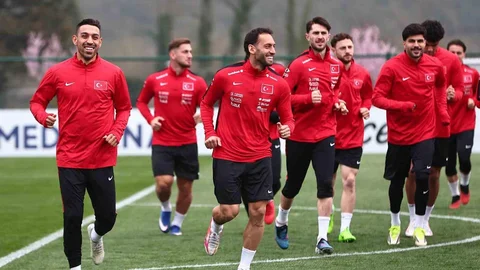 A Milli Takım Romanya Maçına Hazırlanıyor