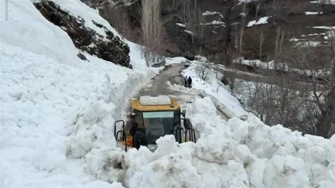 Bahçesaray'da Çığ Düşmesi Olayı
