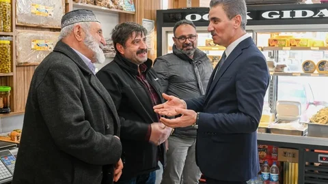 Erzurum'da Esnaf Ziyareti Yapıldı