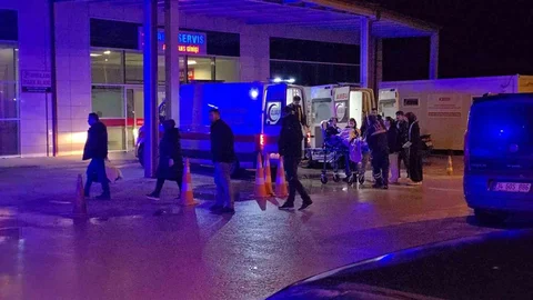 Samsun'da Ormanlık Alana Yuvarlanan Araçta 7 Yaralı