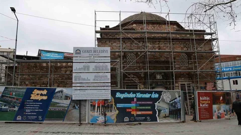 Gebze'de Tarihi Hamam Restorasyonu Başladı