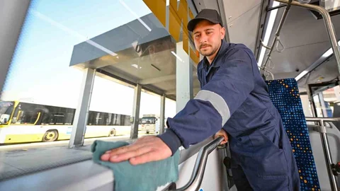 Mersin'de Toplu Taşımada Hijyen Öncelikli