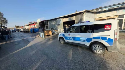 Edirne'de Sanayi Sitesi Yangını