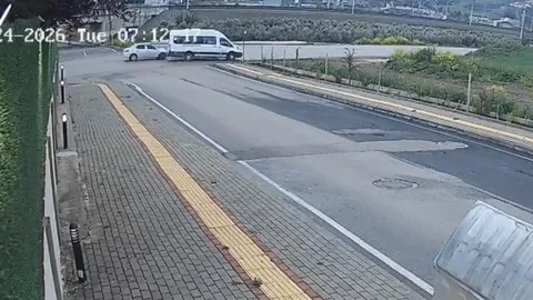 Osmaniye'de Trafik Kazası Görüntülendi