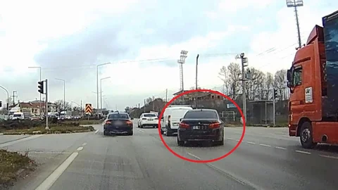 Samsun'da Trafik Tehlikesi
