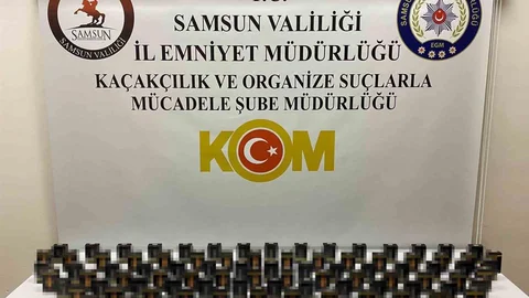 Samsun'da Kaçak Tütün Operasyonu