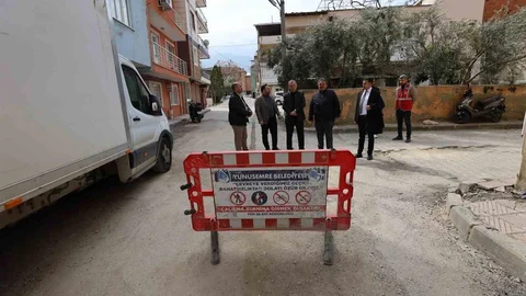 Barbaros Mahallesi'nde Yol Yenileme Çalışmaları