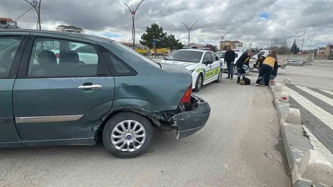 Karaman'da Trafik Kazası Görüntülendi