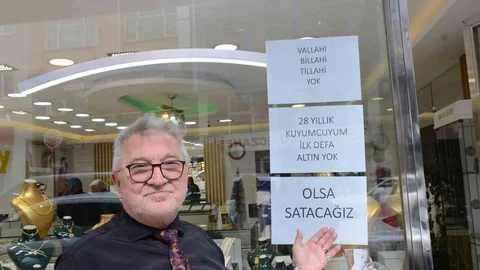 Bilecik'te Kuyumcu Altın Yok Dedi