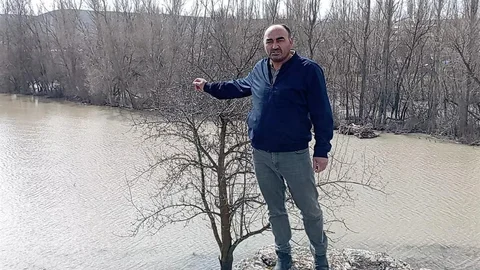 Tokat'ta Çekerek Irmağı Taştı