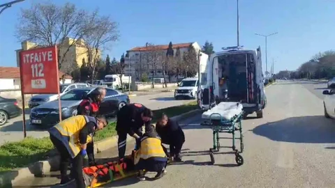 Edirne'de Yaya Kazası