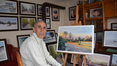 Bilecik'te Resim Tutkusu 55 Yıldır Sürüyor
