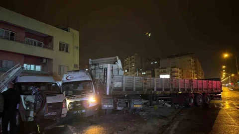 Mardin'de Zincirleme Kaza Meydana Geldi