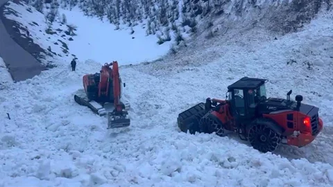 Şırnak'ta Çığ Felaketiyle Mücadele