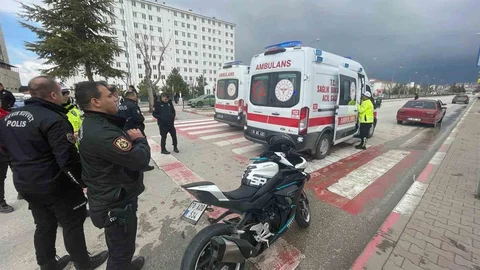 Karaman'da Motosiklet Kazası