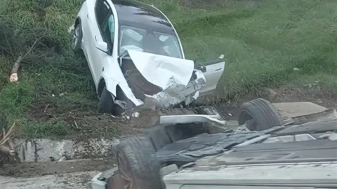 Elektrikli Araç Otoparkta Kaza Yaptı