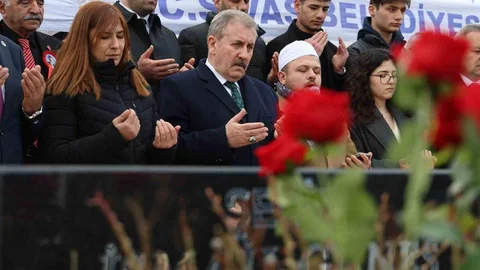 Sivas'ta Helikopter Kazasında Hayatını Kaybedenler Anıldı