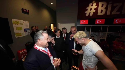 Cumhurbaşkanı Erdoğan'dan A Milli Takıma Tebrik