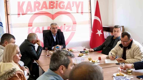 Karabiga’da 7 Yıllık Hizmetler Anlatıldı