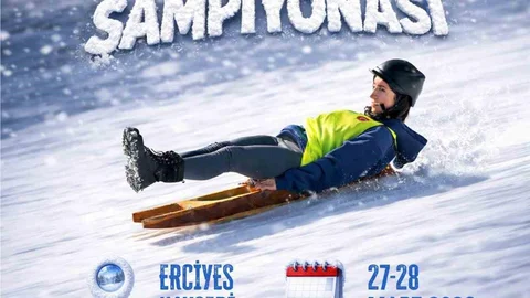 Erciyes'te Geleneksel Kızak Şampiyonası