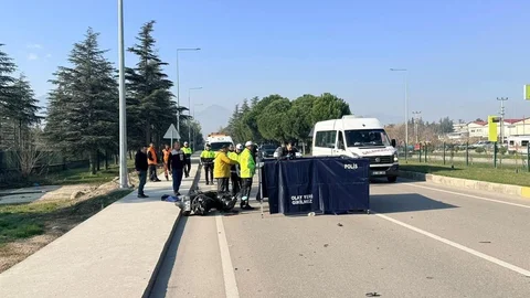 Isparta'da Motosiklet Kazası
