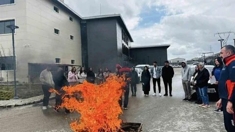 Elazığ’da Yangın ve Afet Eğitimi Verildi
