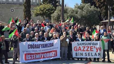 Samsun'dan Gazze'ye Destek Gönderildi