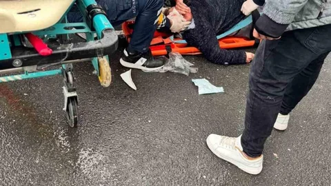 Mardin'de Yaya Tankerle Çarpıştı