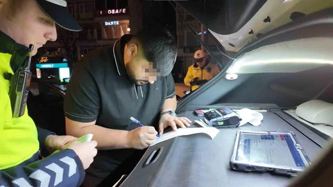 Mersin'den İstanbul'a Gelen Sürücüye Ceza