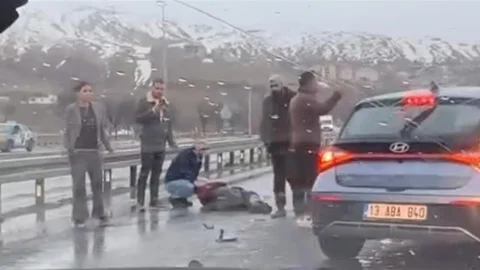 Tatvan'da Bisiklet Kazası